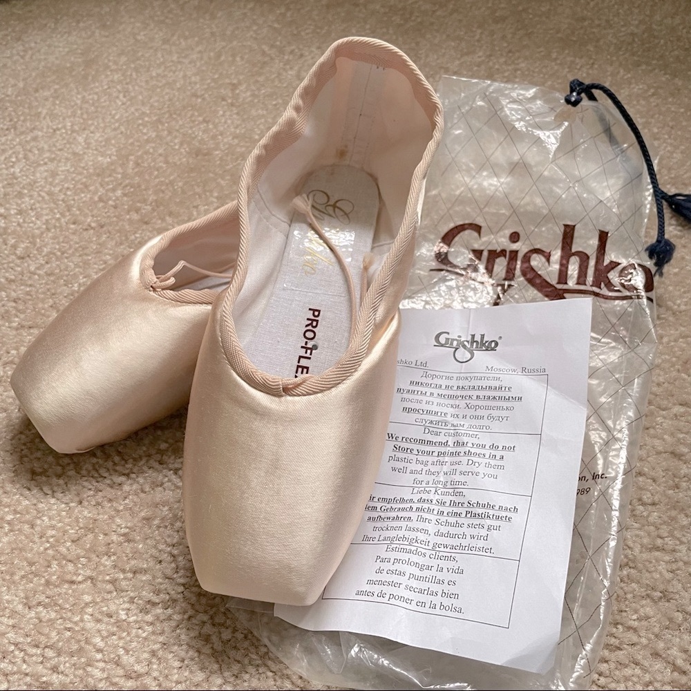 Grishko 2007 ProFlex pointe shoes made in Russia